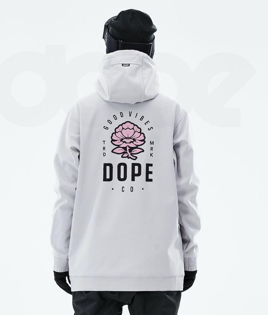Light Grey Women\'s Dope Yeti 2021 Ski Jackets | NZ_D1779