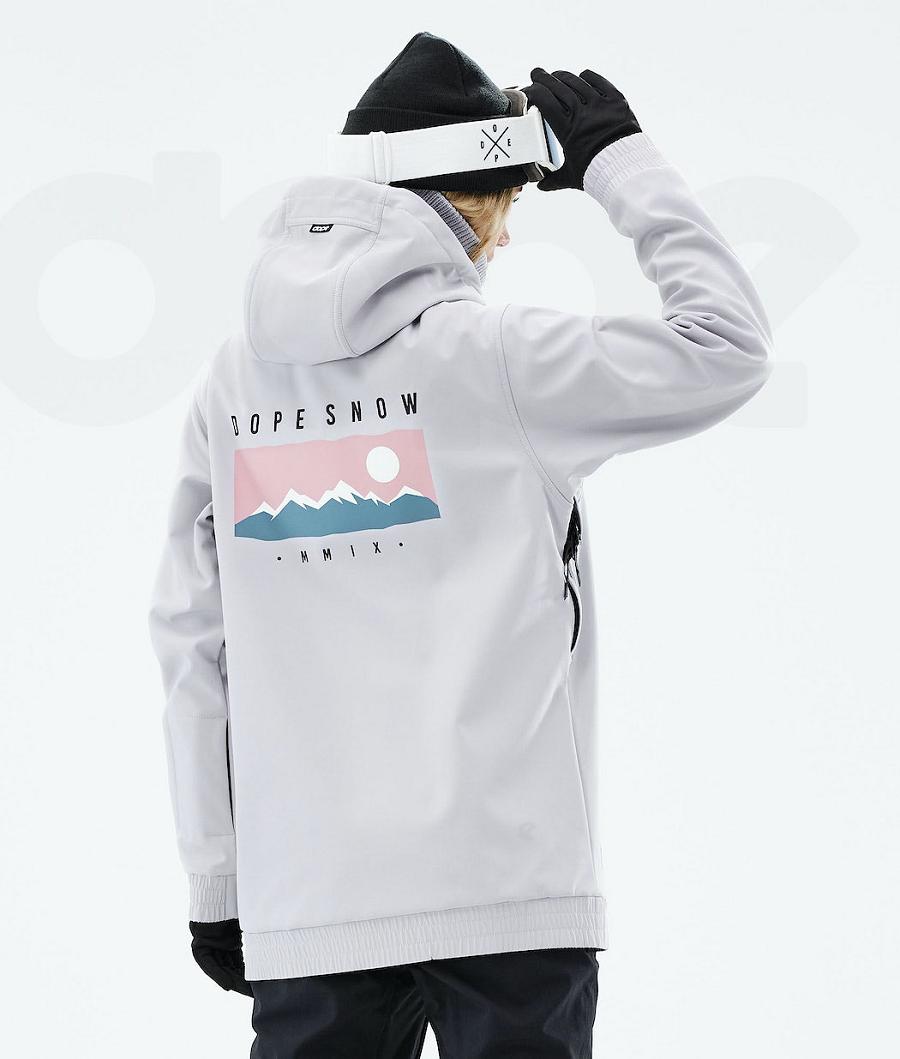 Light Grey Women\'s Dope Yeti 2021 Ski Jackets | NZ_D1956