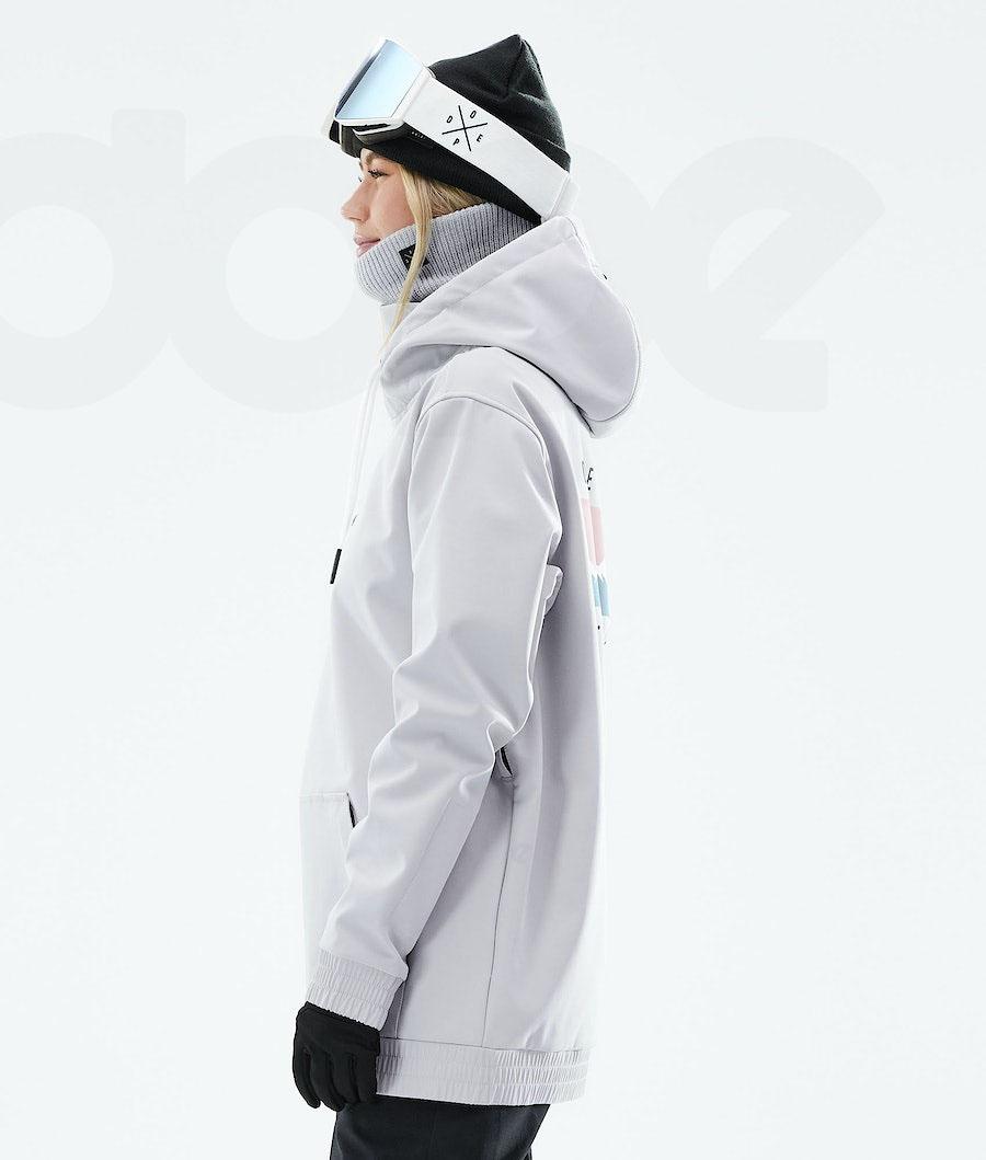 Light Grey Women's Dope Yeti W 2021 Snowboard Jackets | NZ_D1769