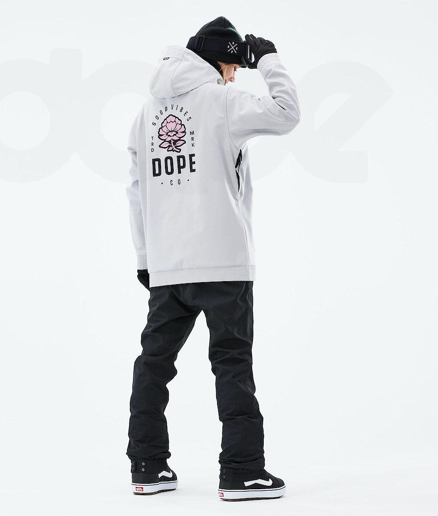 Light Grey Women's Dope Yeti W 2021 Snowboard Jackets | NZ_D2201
