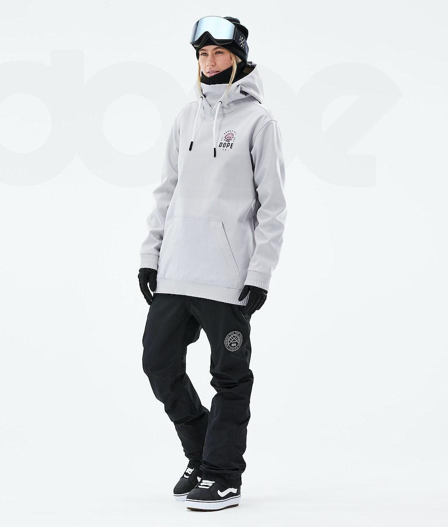 Light Grey Women's Dope Yeti W 2021 Snowboard Jackets | NZ_D2201