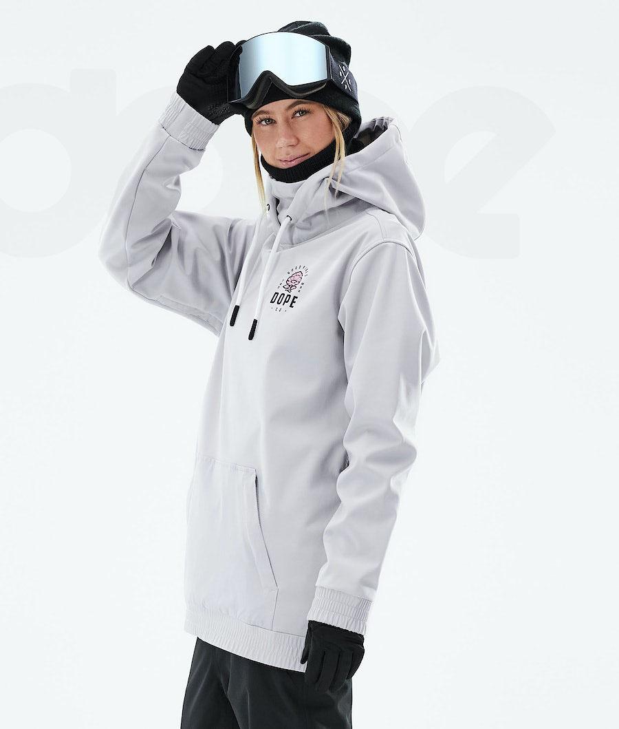 Light Grey Women's Dope Yeti W 2021 Snowboard Jackets | NZ_D2201