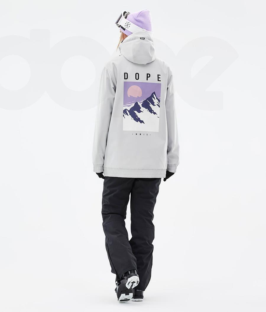 Light Grey Women's Dope Yeti W Ski Jackets | NZ_D1039