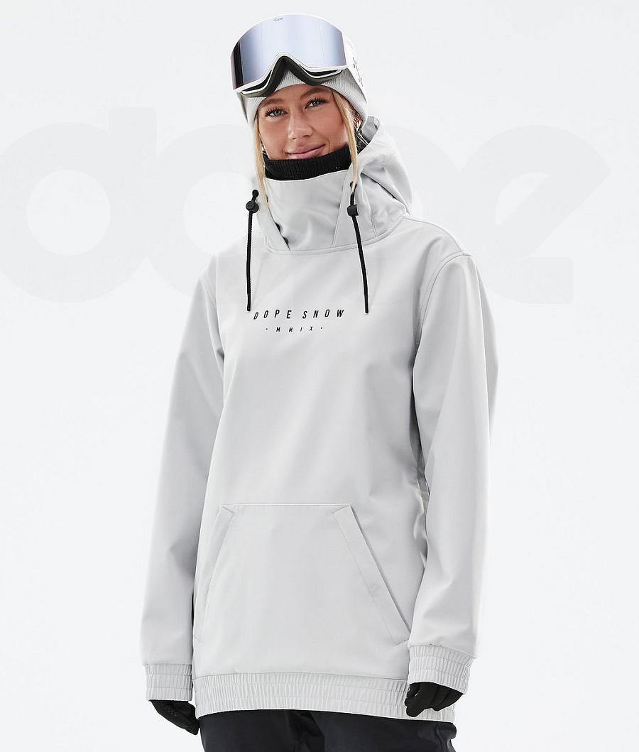 Light Grey Women's Dope Yeti W Ski Jackets | NZ_D1521