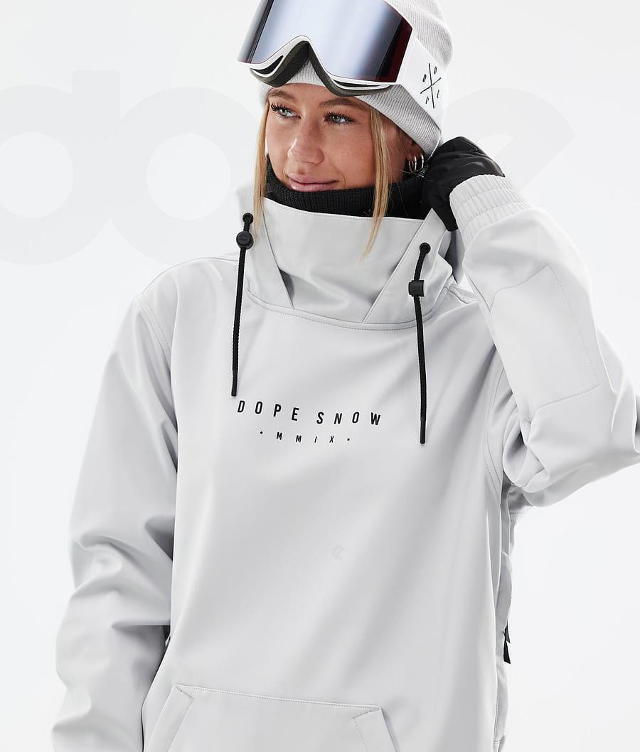 Light Grey Women's Dope Yeti W Snowboard Jackets | NZ_D1081