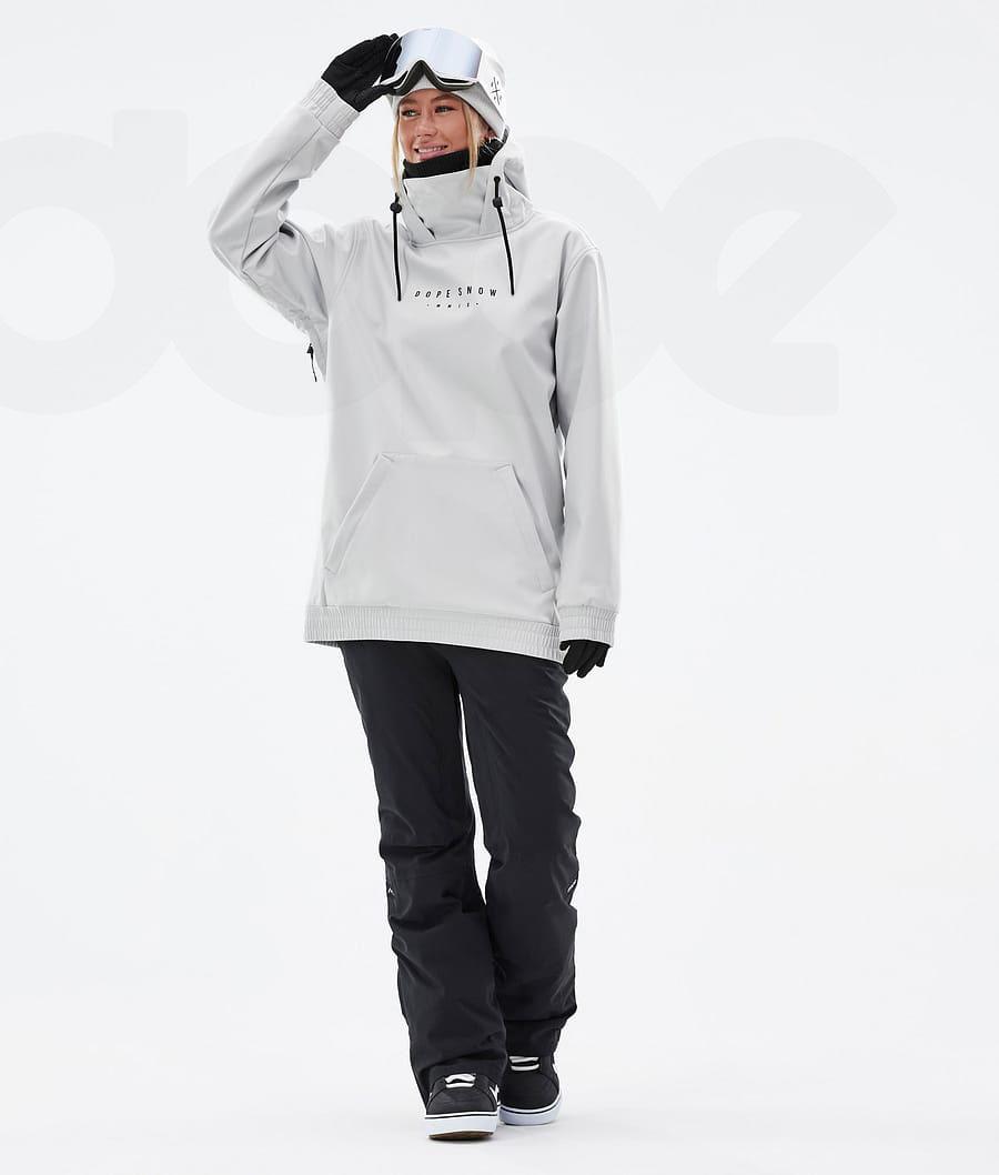 Light Grey Women's Dope Yeti W Snowboard Jackets | NZ_D1081