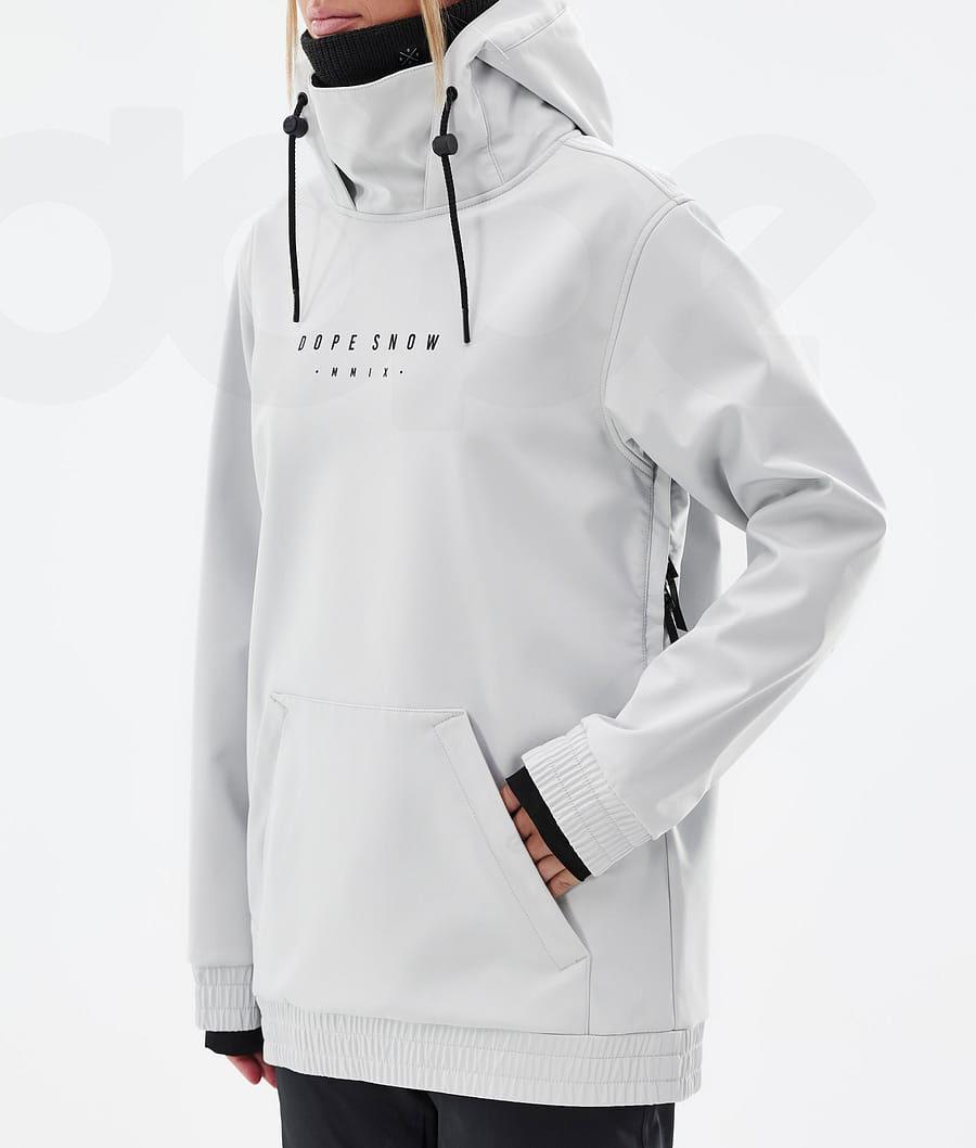 Light Grey Women's Dope Yeti W Snowboard Jackets | NZ_D1081