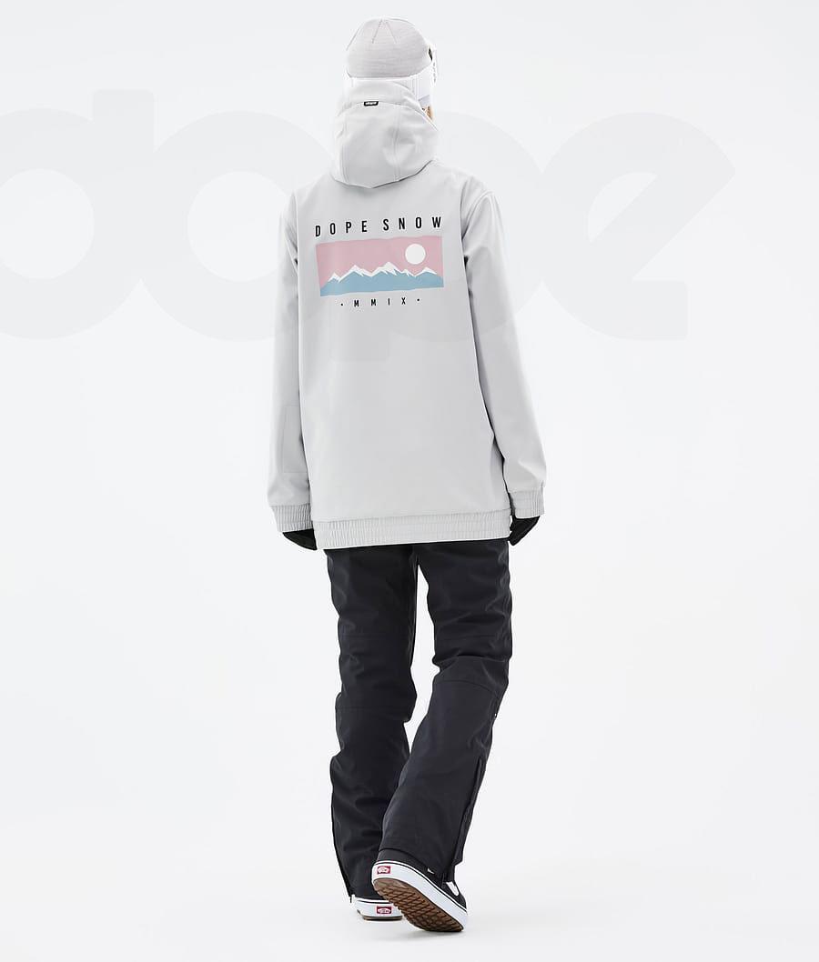Light Grey Women's Dope Yeti W Snowboard Jackets | NZ_D1081