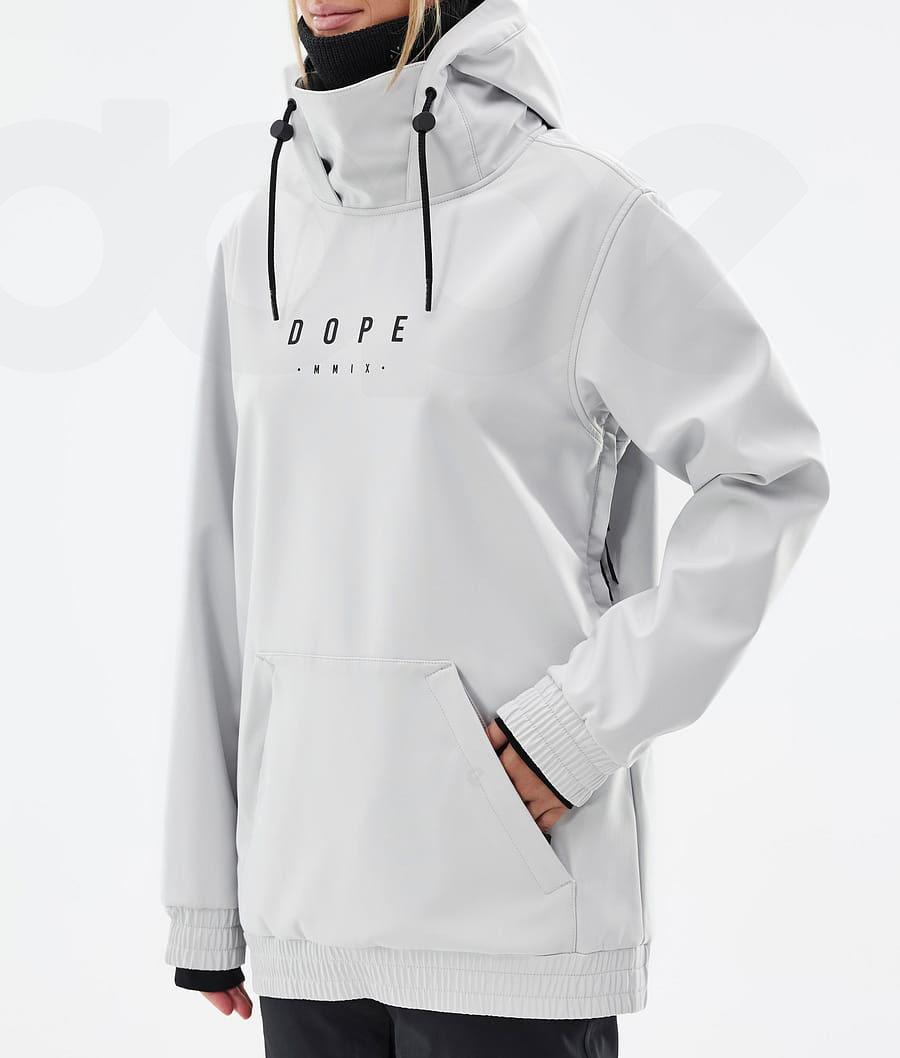 Light Grey Women's Dope Yeti W Snowboard Jackets | NZ_D1958
