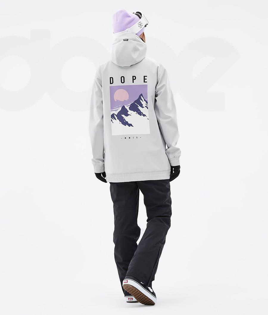 Light Grey Women's Dope Yeti W Snowboard Jackets | NZ_D1958