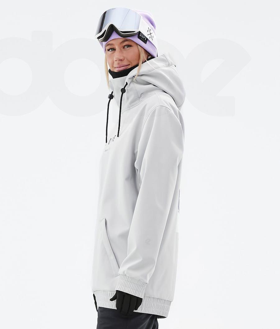 Light Grey Women's Dope Yeti W Snowboard Jackets | NZ_D1958