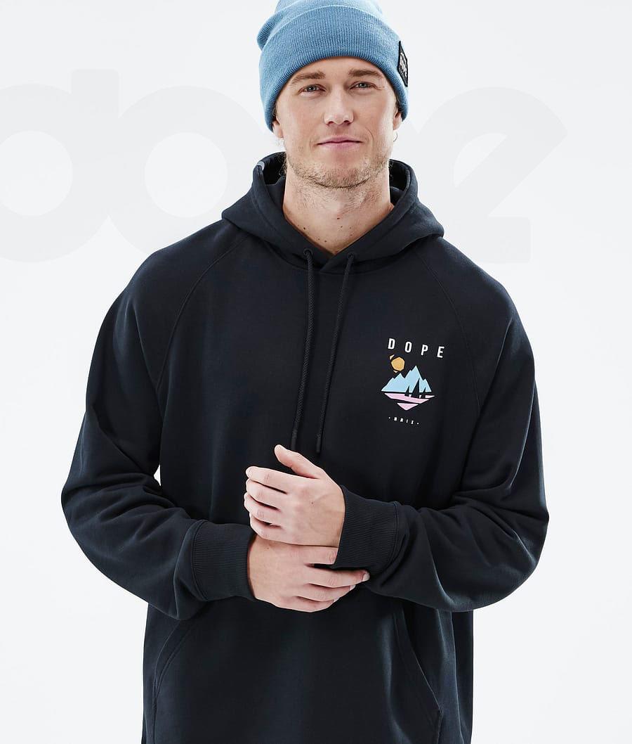 Navy Men's Dope Common Hoodies | NZ_D2047