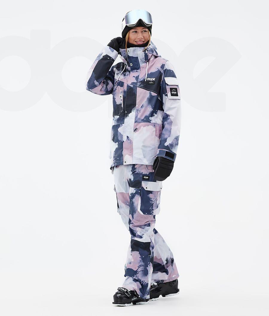Navy / Pink Women's Dope Adept W Ski Jackets | NZ_D1609