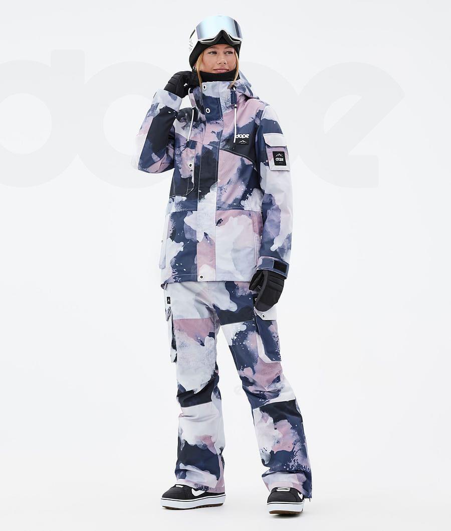Navy / Pink Women's Dope Adept W Snowboard Jackets | NZ_D1842