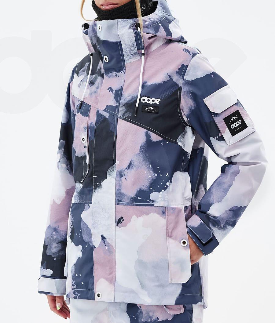 Navy / Pink Women's Dope Adept W Snowboard Jackets | NZ_D1842