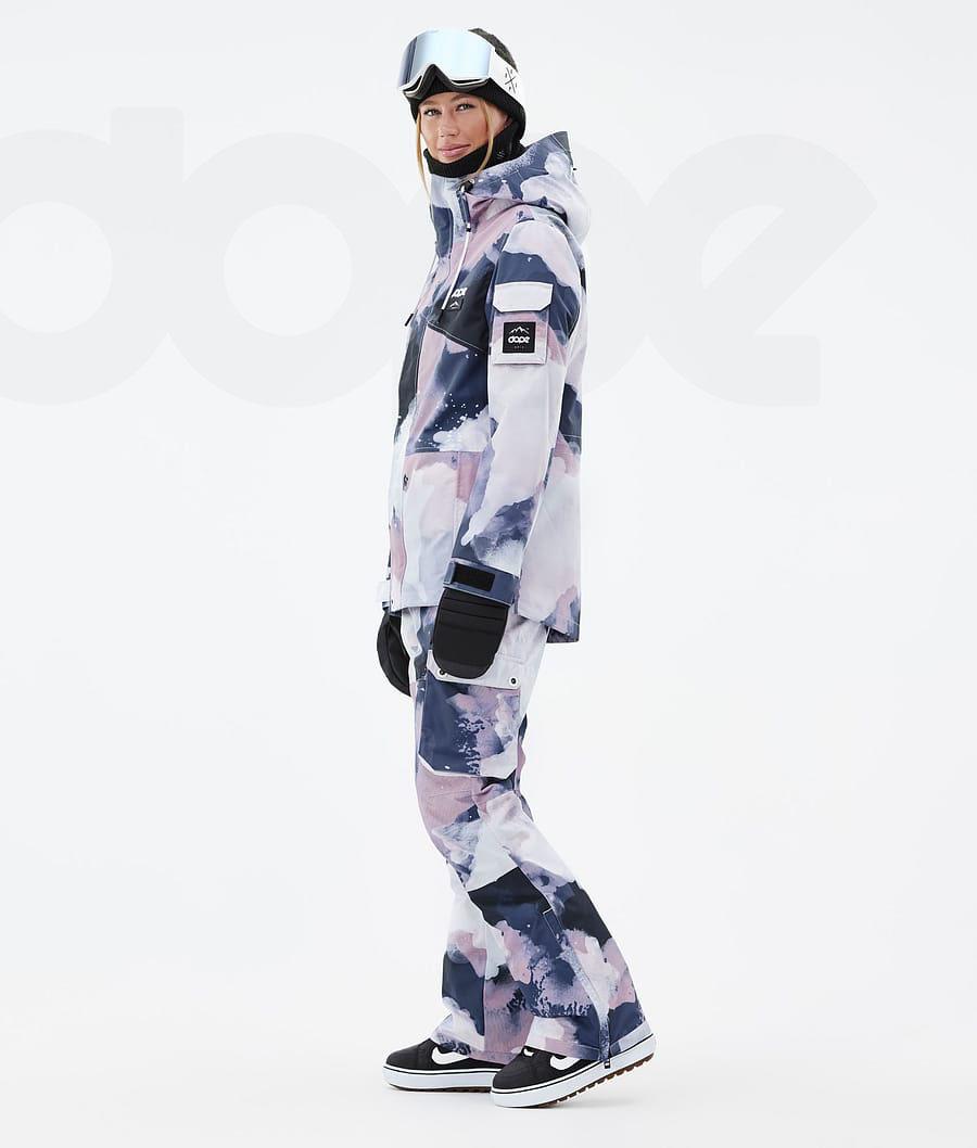 Navy / Pink Women's Dope Adept W Snowboard Jackets | NZ_D1842