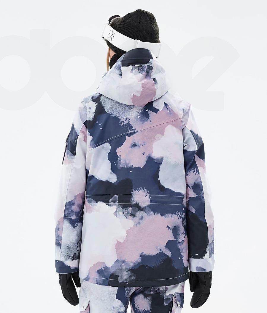 Navy / Pink Women's Dope Adept W Snowboard Jackets | NZ_D1842