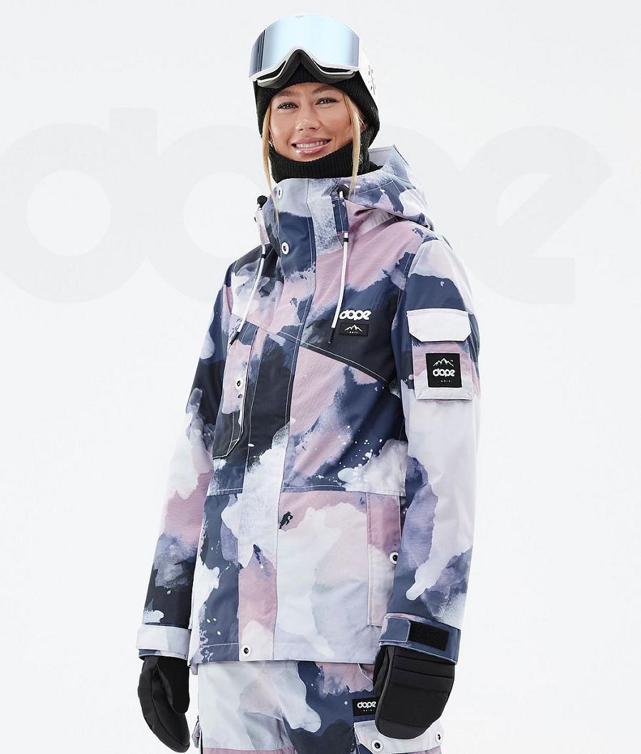 Navy / Pink Women\'s Dope Adept W Snowboard Jackets | NZ_D1842