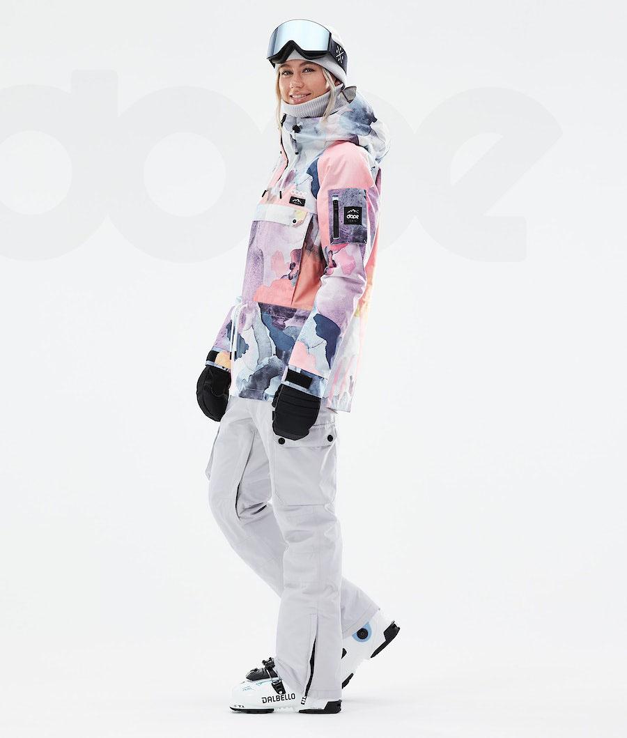 Navy / Pink Women's Dope Annok W 2021 Ski Jackets | NZ_D1158