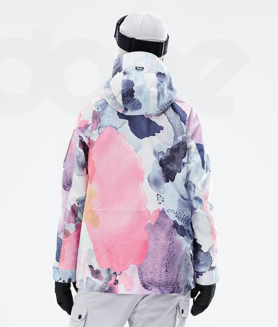 Navy / Pink Women's Dope Annok W 2021 Ski Jackets | NZ_D1158