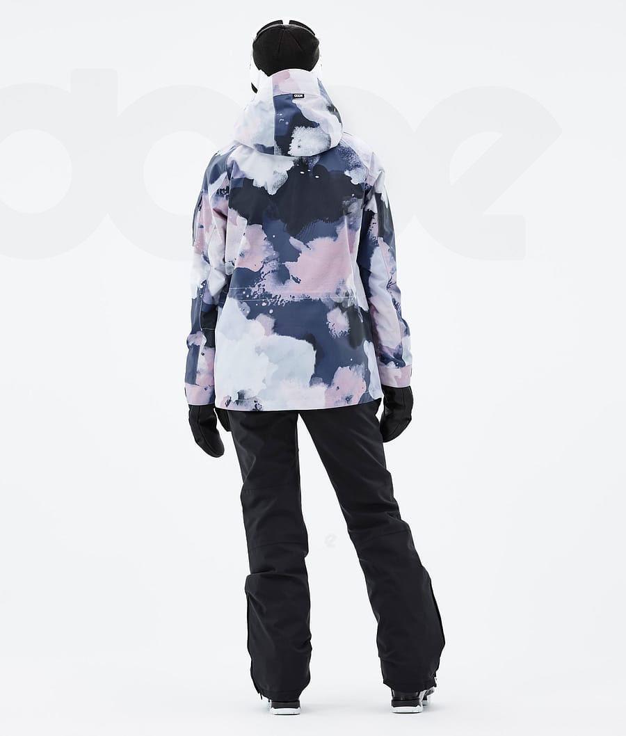Navy / Pink Women's Dope Annok W Ski Jackets | NZ_D1370