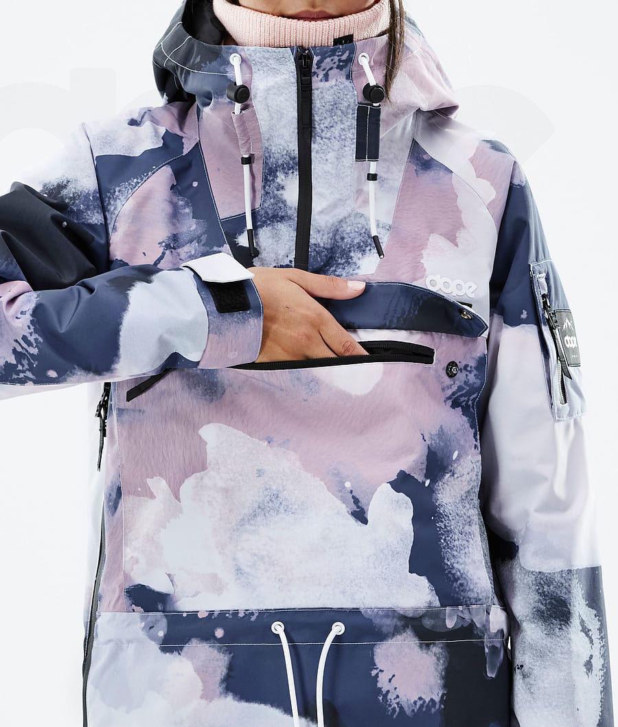 Navy / Pink Women's Dope Annok W Ski Jackets | NZ_D1370