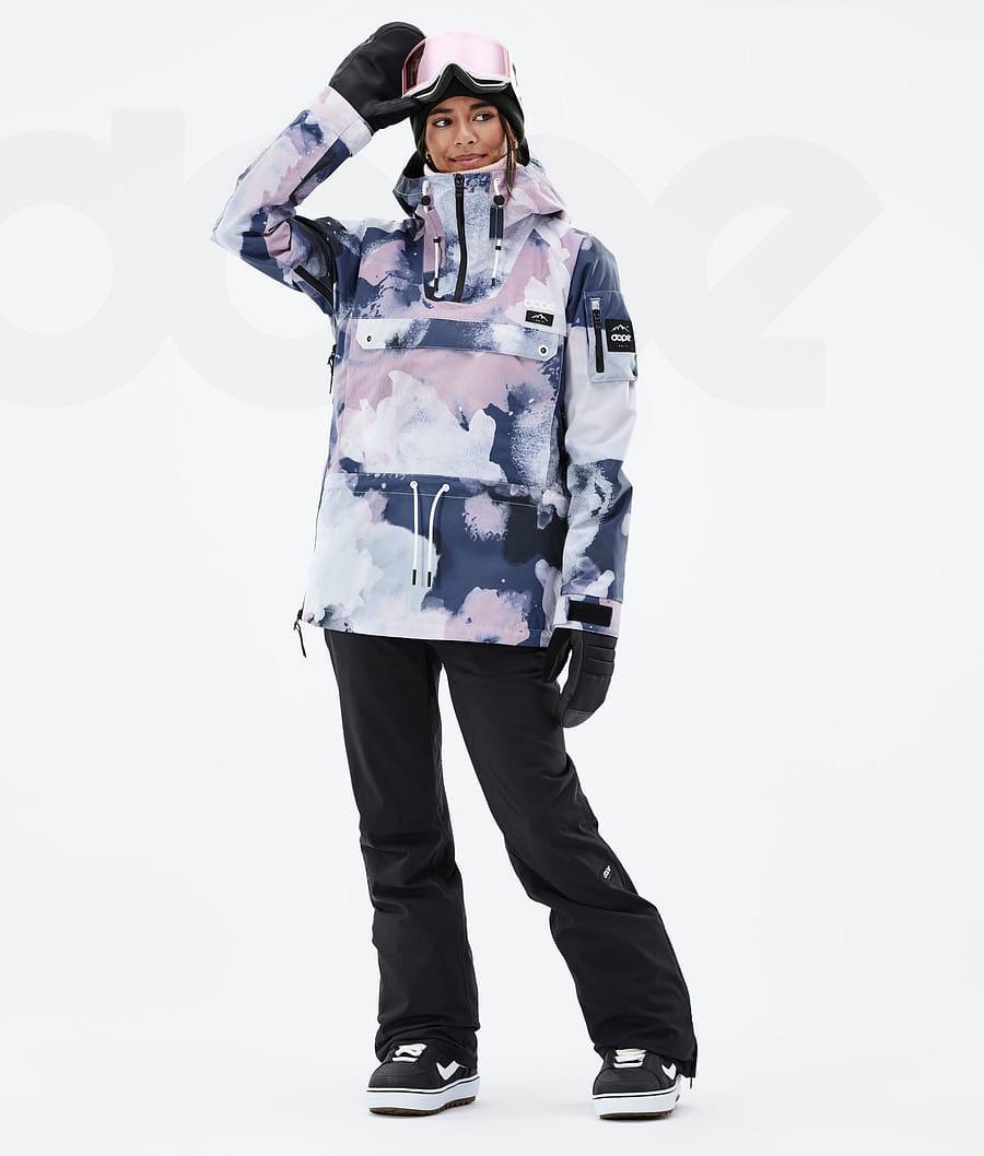 Navy / Pink Women's Dope Annok W Snowboard Jackets | NZ_D1318