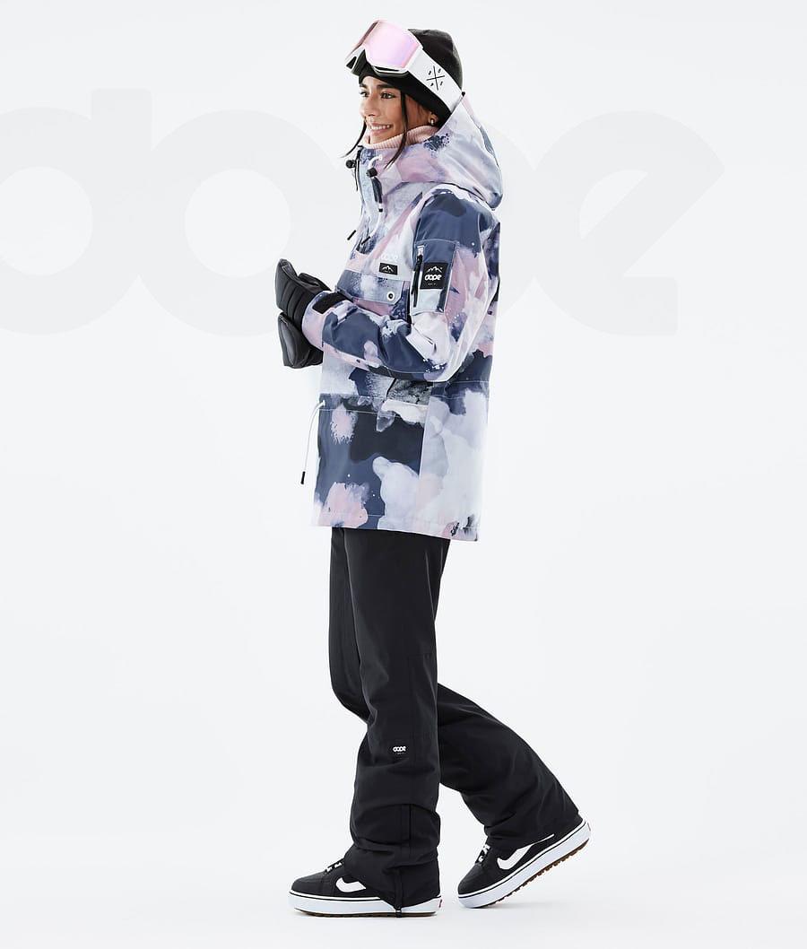 Navy / Pink Women's Dope Annok W Snowboard Jackets | NZ_D1318