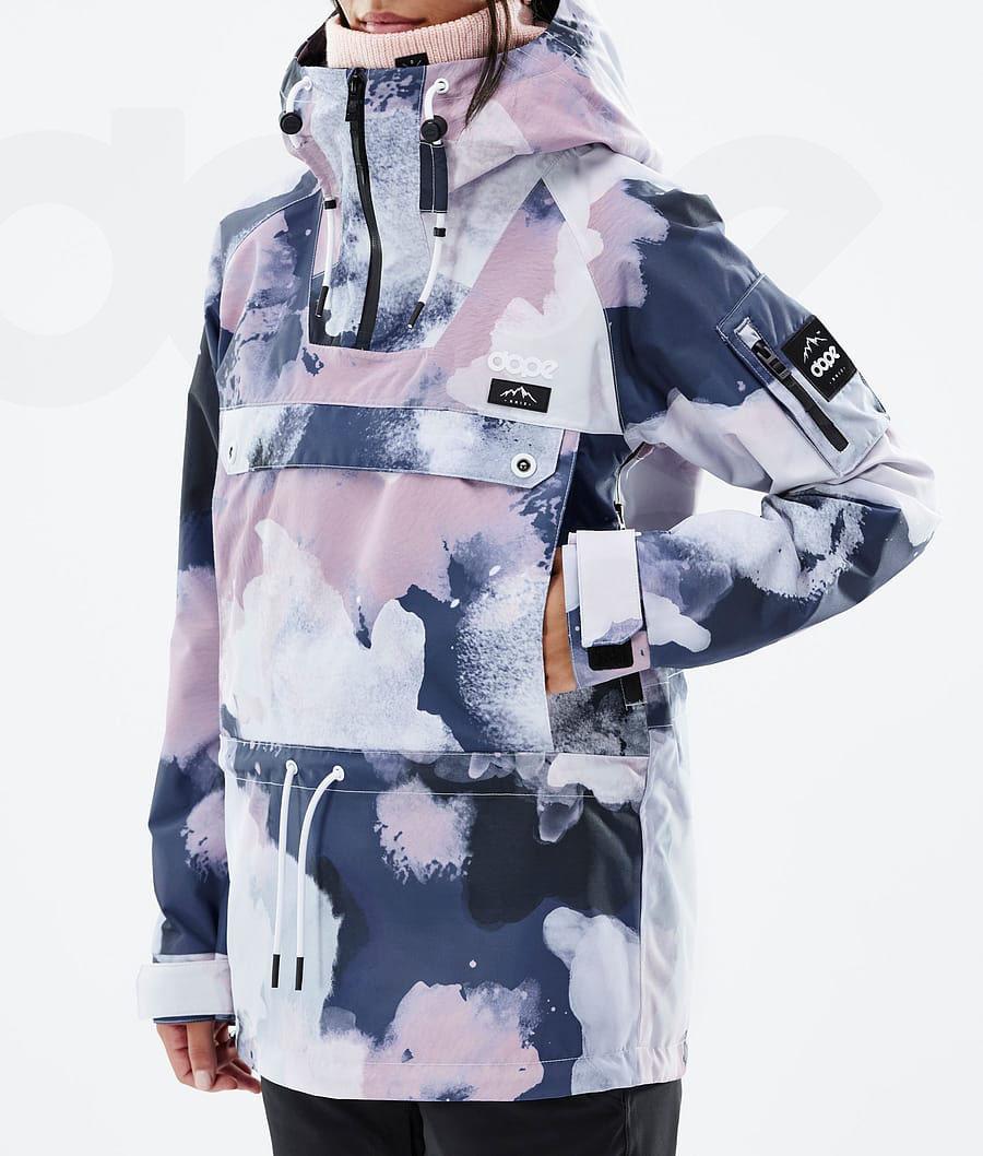 Navy / Pink Women's Dope Annok W Snowboard Jackets | NZ_D1318
