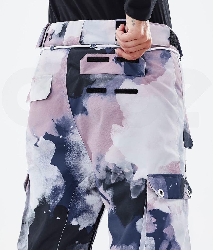 Navy / Pink Women's Dope Iconic W Snowboard Pants | NZ_D2328