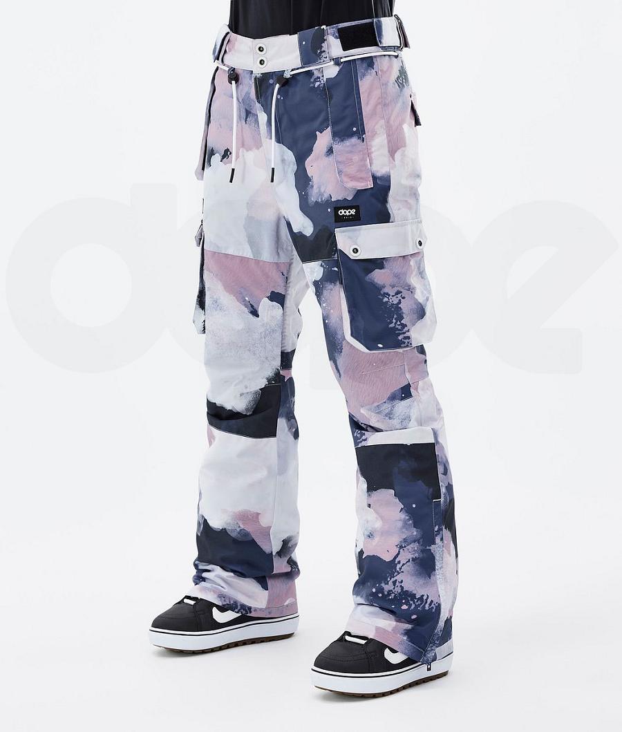 Navy / Pink Women\'s Dope Iconic W Snowboard Pants | NZ_D2328