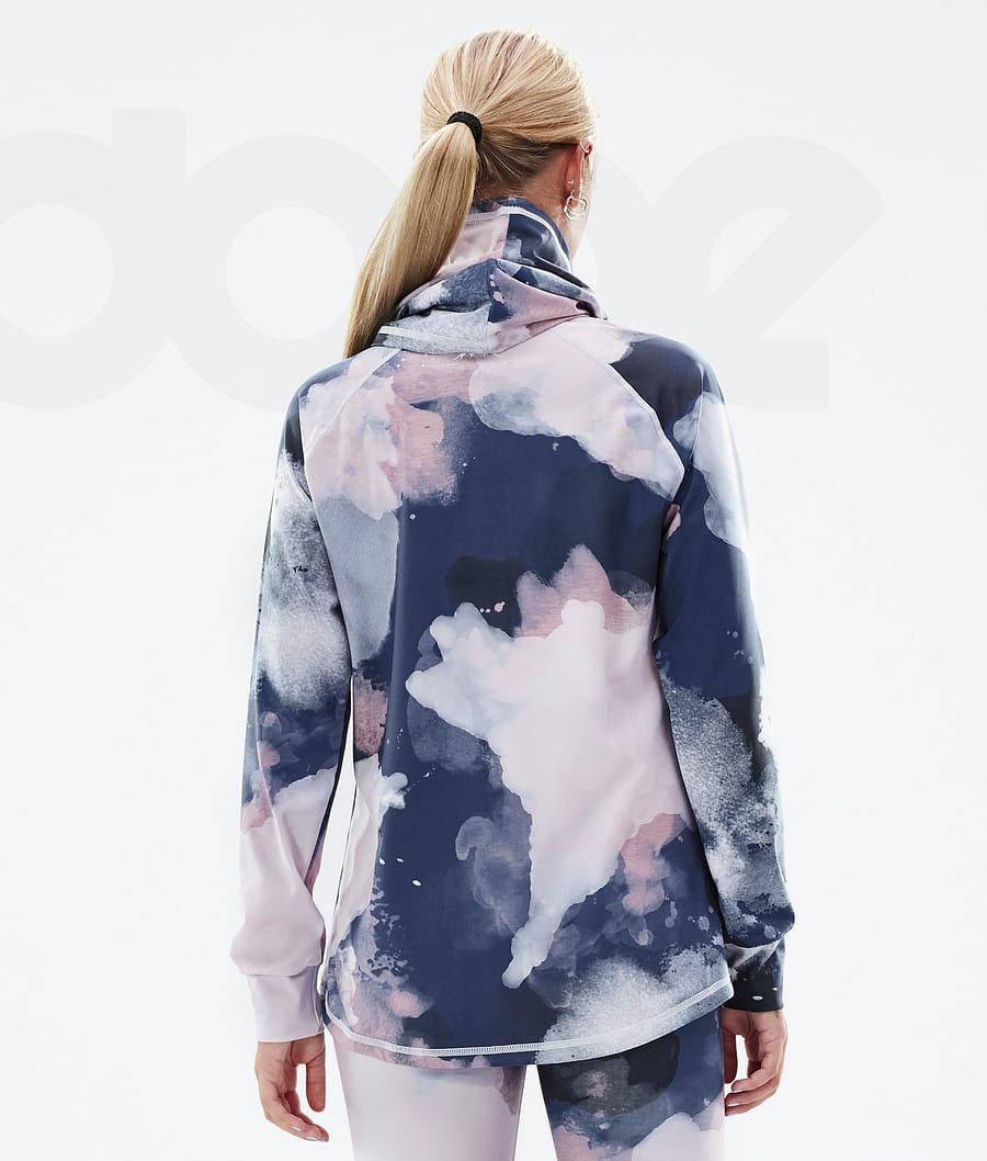 Navy / Pink Women's Dope Snuggle W Base Layer Tops | NZ_D2140