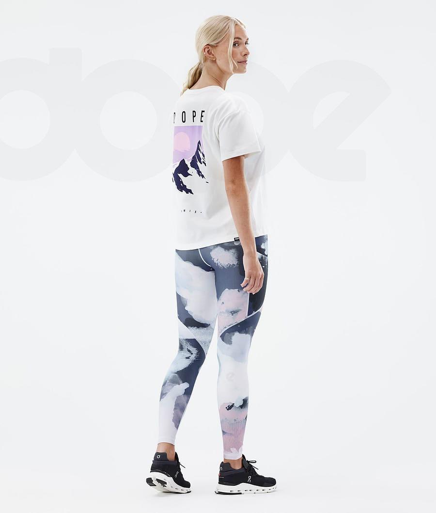 Navy Women's Dope Lofty Tech Leggings | NZ_D1819