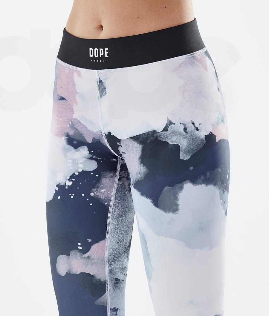 Navy Women's Dope Razor Leggings | NZ_D2015