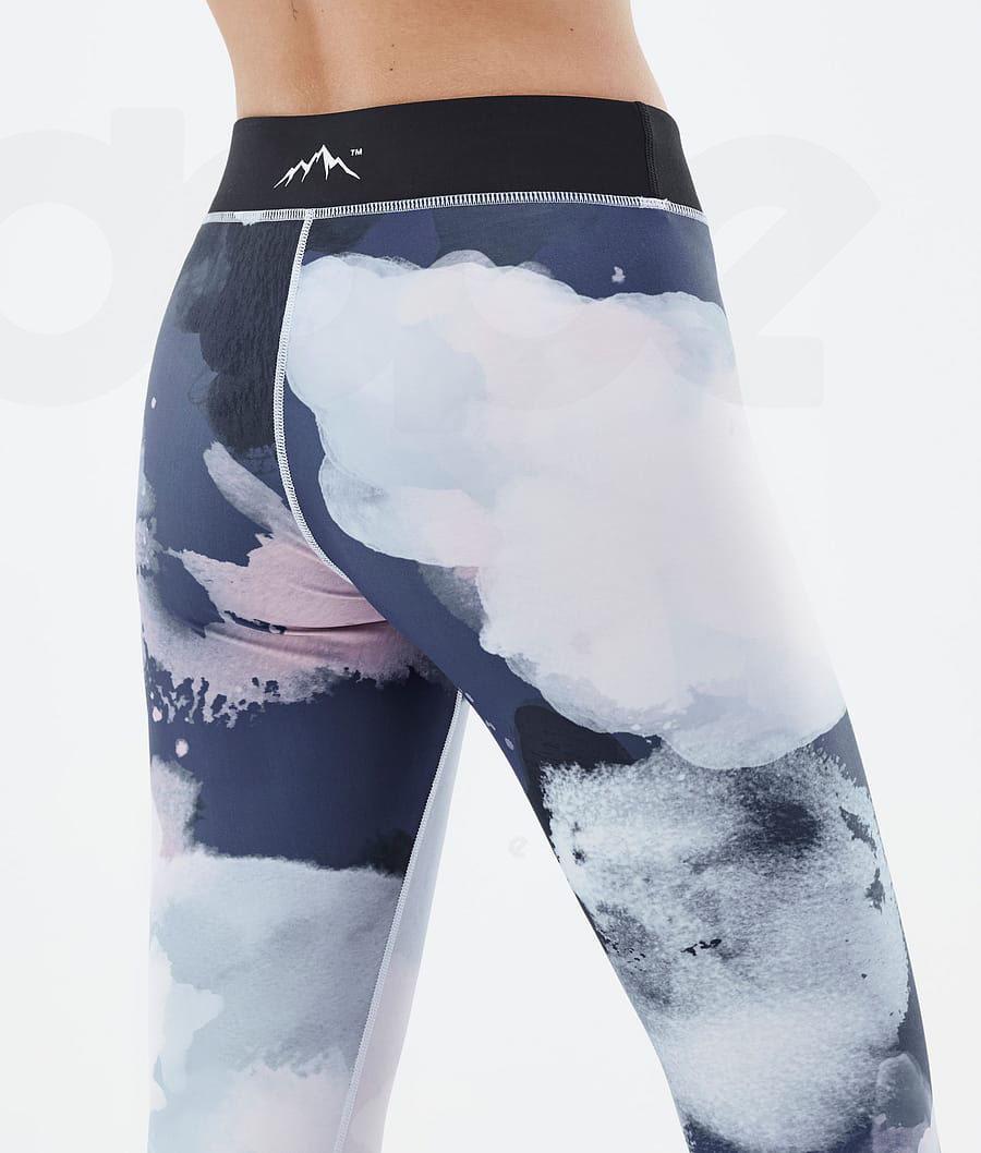 Navy Women's Dope Razor Leggings | NZ_D2015