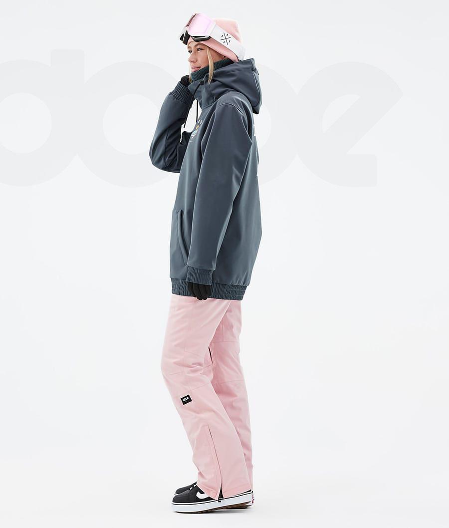 Navy Women's Dope Yeti W Snowboard Jackets | NZ_D2259