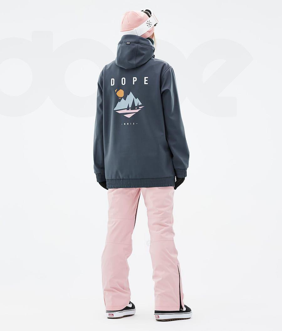 Navy Women's Dope Yeti W Snowboard Jackets | NZ_D2259