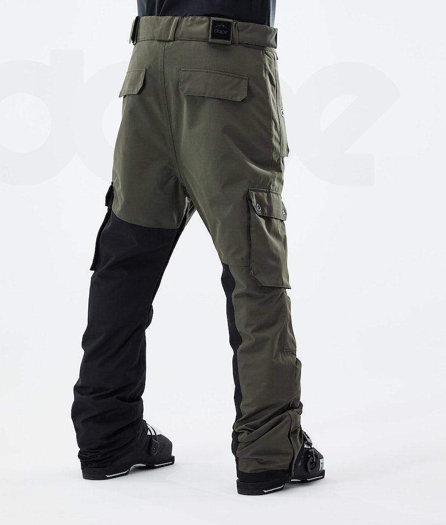 Olive / Black Men's Dope Adept 2021 Ski Pants | NZ_D1679