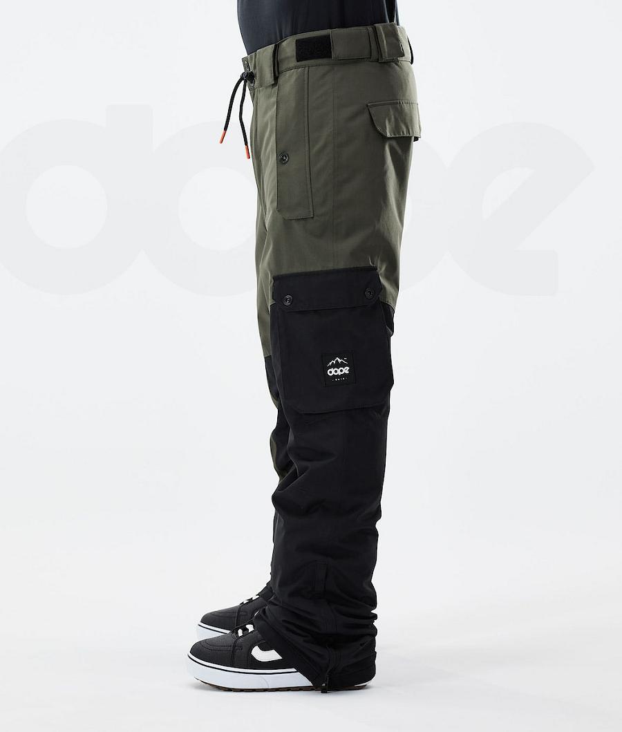 Olive / Black Men's Dope Adept 2021 Snowboard Pants | NZ_D2223
