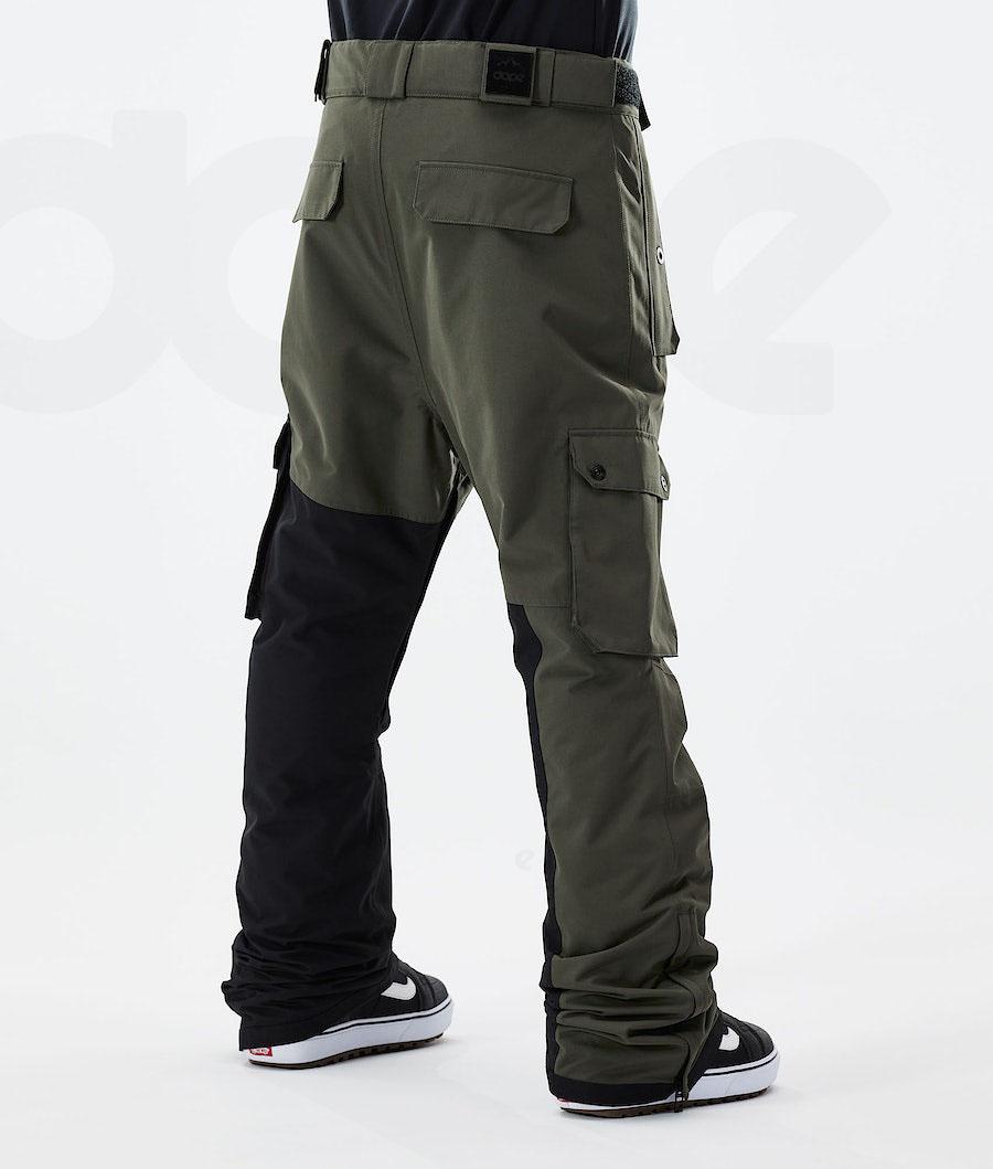 Olive / Black Men's Dope Adept 2021 Snowboard Pants | NZ_D2223