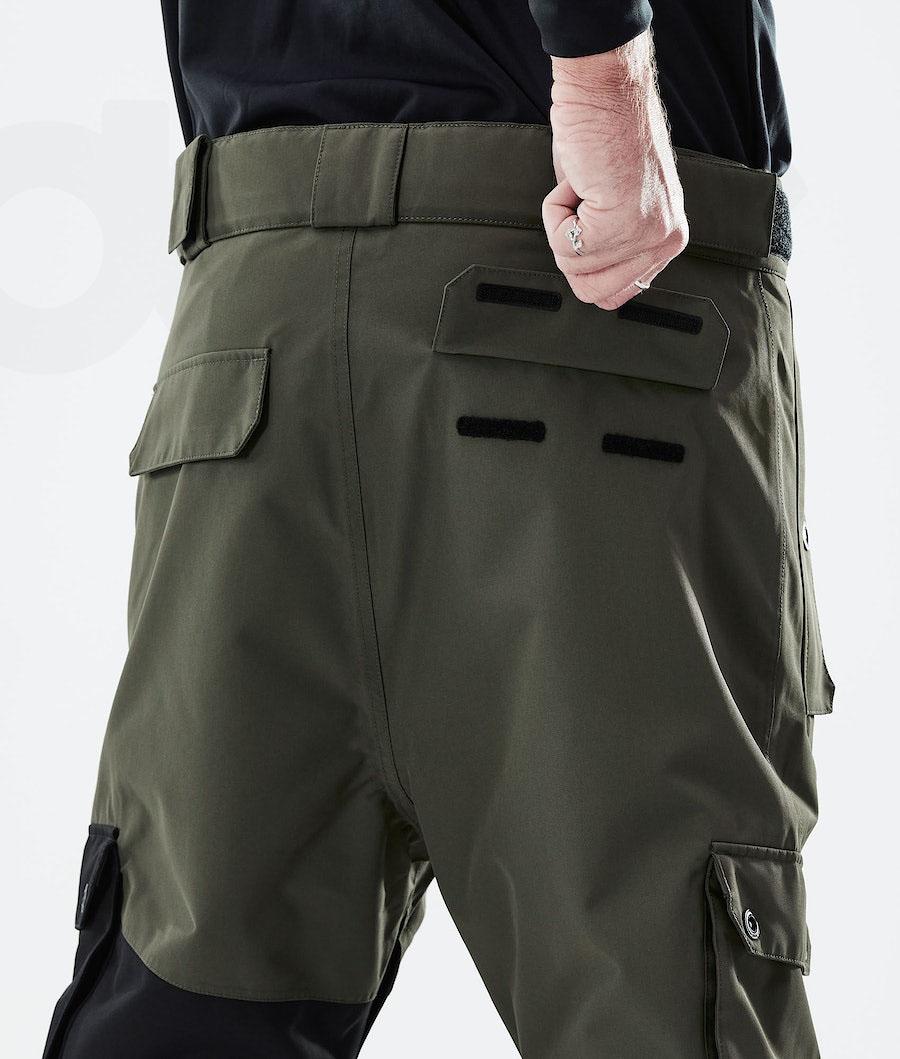 Olive / Black Men's Dope Adept 2021 Snowboard Pants | NZ_D2223