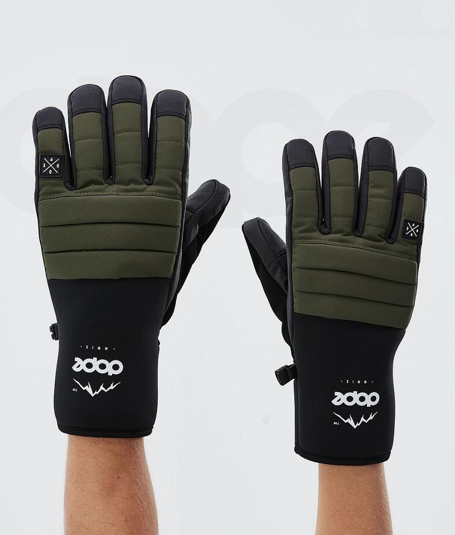 Olive Men\'s Dope Ace Snowboard Gloves | NZ_D2307