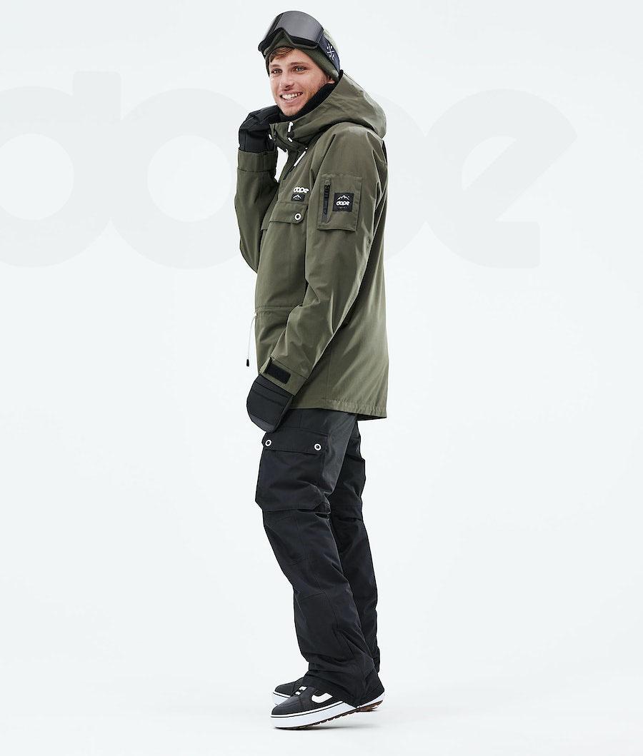 Olive Men's Dope Annok 2021 Snowboard Jackets | NZ_D1511