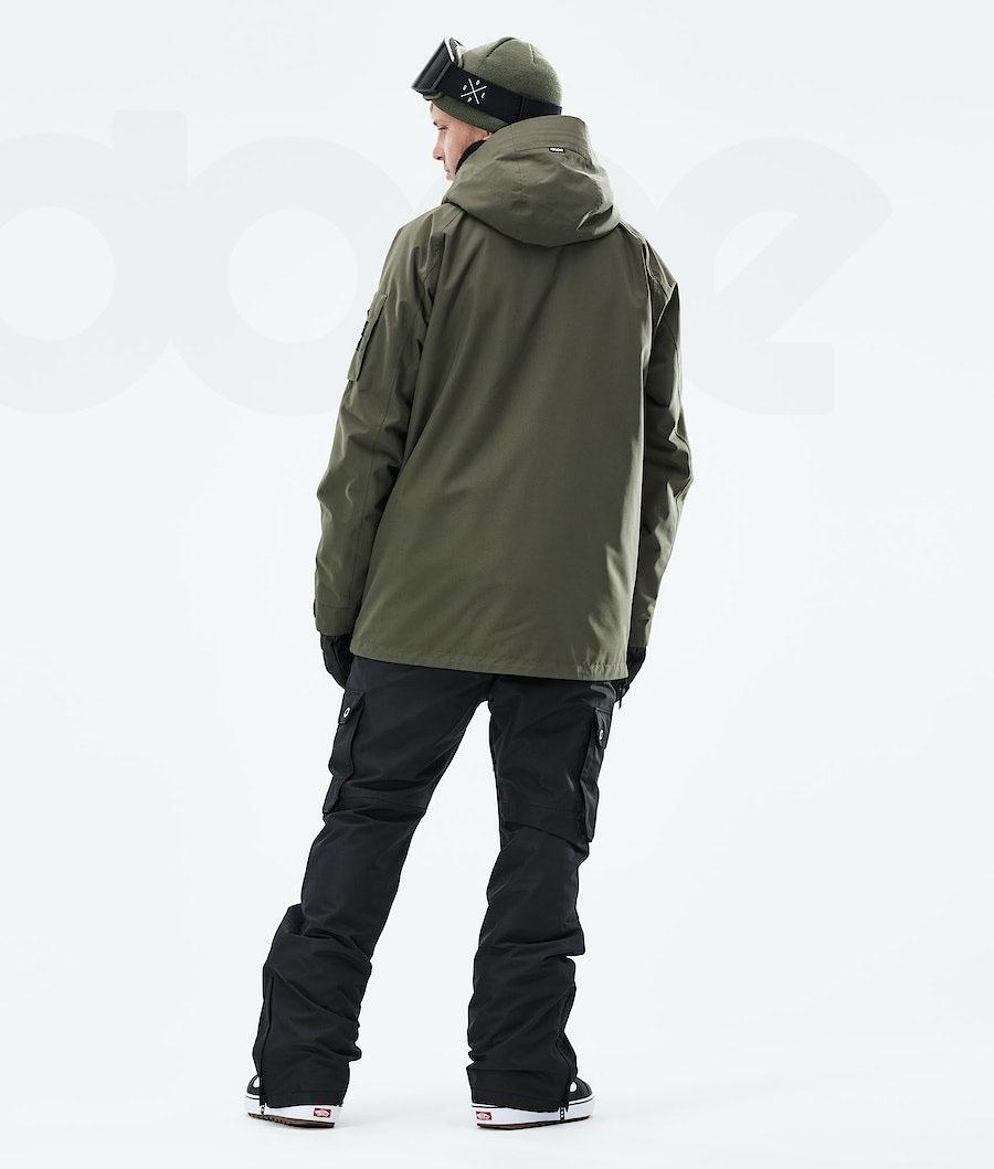 Olive Men's Dope Annok 2021 Snowboard Jackets | NZ_D1511
