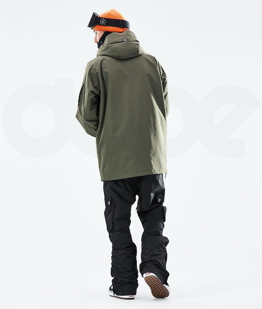 Olive Men's Dope Annok 2021 Snowboard Jackets | NZ_D2418