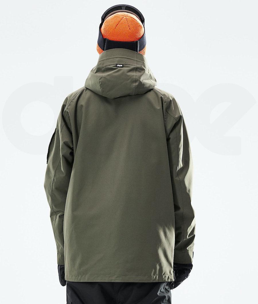 Olive Men's Dope Annok 2021 Snowboard Jackets | NZ_D2418