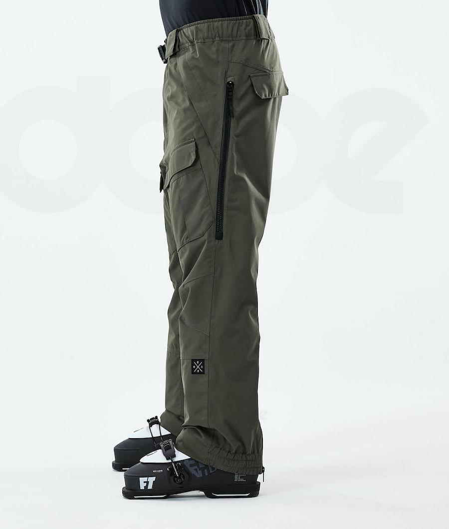 Olive Men's Dope Antek 2021 Ski Pants | NZ_D1322