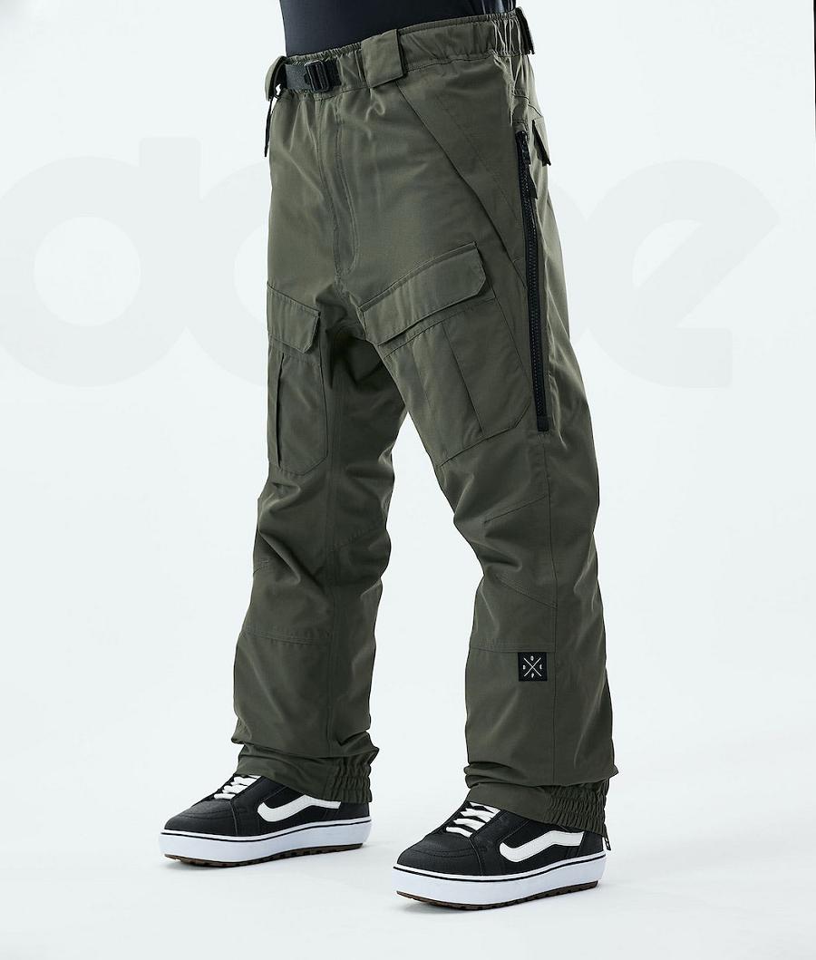 Olive Men\'s Dope Antek 2021 Snowboard Pants | NZ_D2264