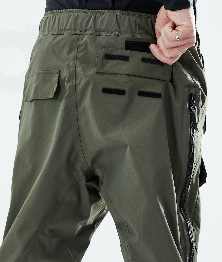 Olive Men's Dope Antek Snowboard Pants | NZ_D1686