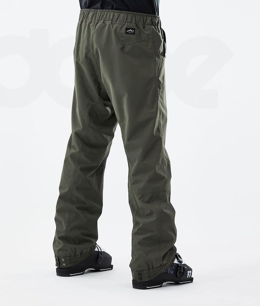 Olive Men's Dope Blizzard 2021 Ski Pants | NZ_D1518